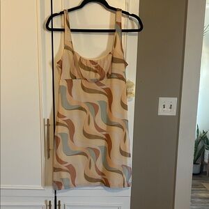 Altar'd State Swirl Pattern Mini Dress